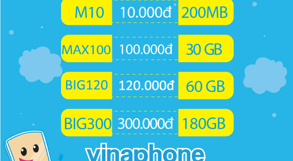 Cách đăng ký 4G Vinaphone 1 tháng, 1 năm nhận data 4G mới nhất 2022