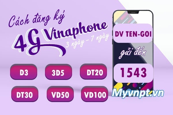 Gói cước VD50 Vinaphone 