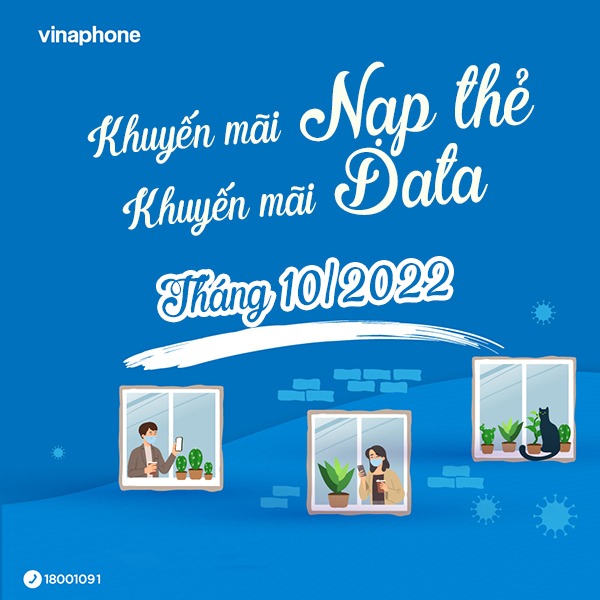 Cập nhật mới lịch khuyến mãi Vinaphone tháng 10/2022