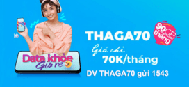 Đăng ký gói THAGA70 Vinaphone nhận ngay 90GB data giá chỉ 70k/tháng