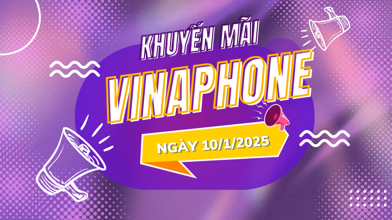 Vinaphone khuyến mãi 10/1/2025 ưu đãi 20% giá trị thẻ nạp NGÀY VÀNG